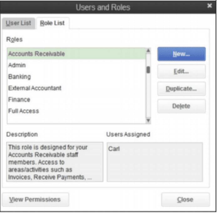 Users and roles