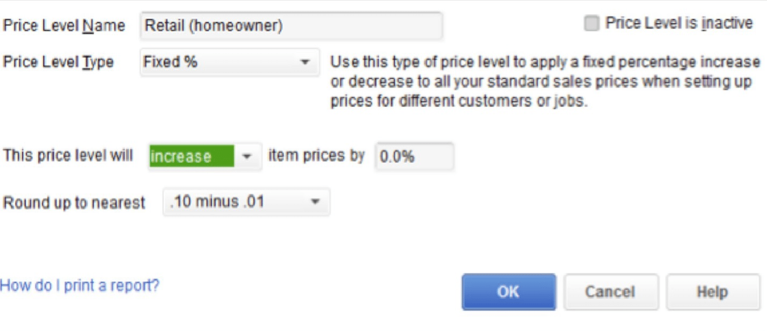 rounding options