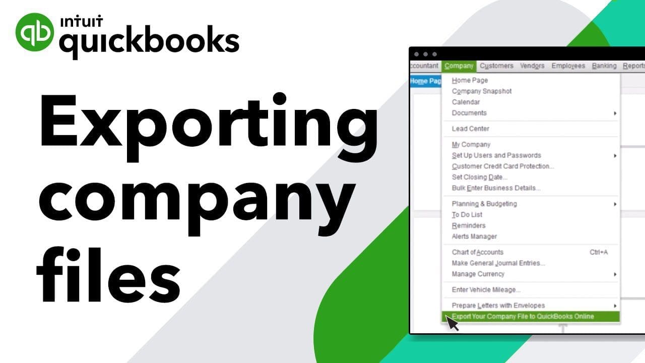 Convert from QuickBooks Desktop Enterprise to Quickbooks Online.