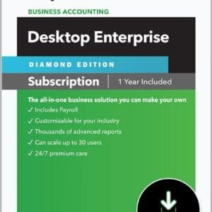 QuickBooks Enterprise 2024 Diamond Desktop Edition - Monthly Subscription