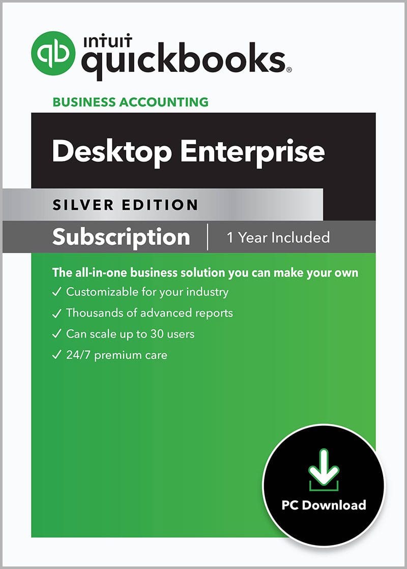 QuickBooks Enterprise 2024 Desktop Silver