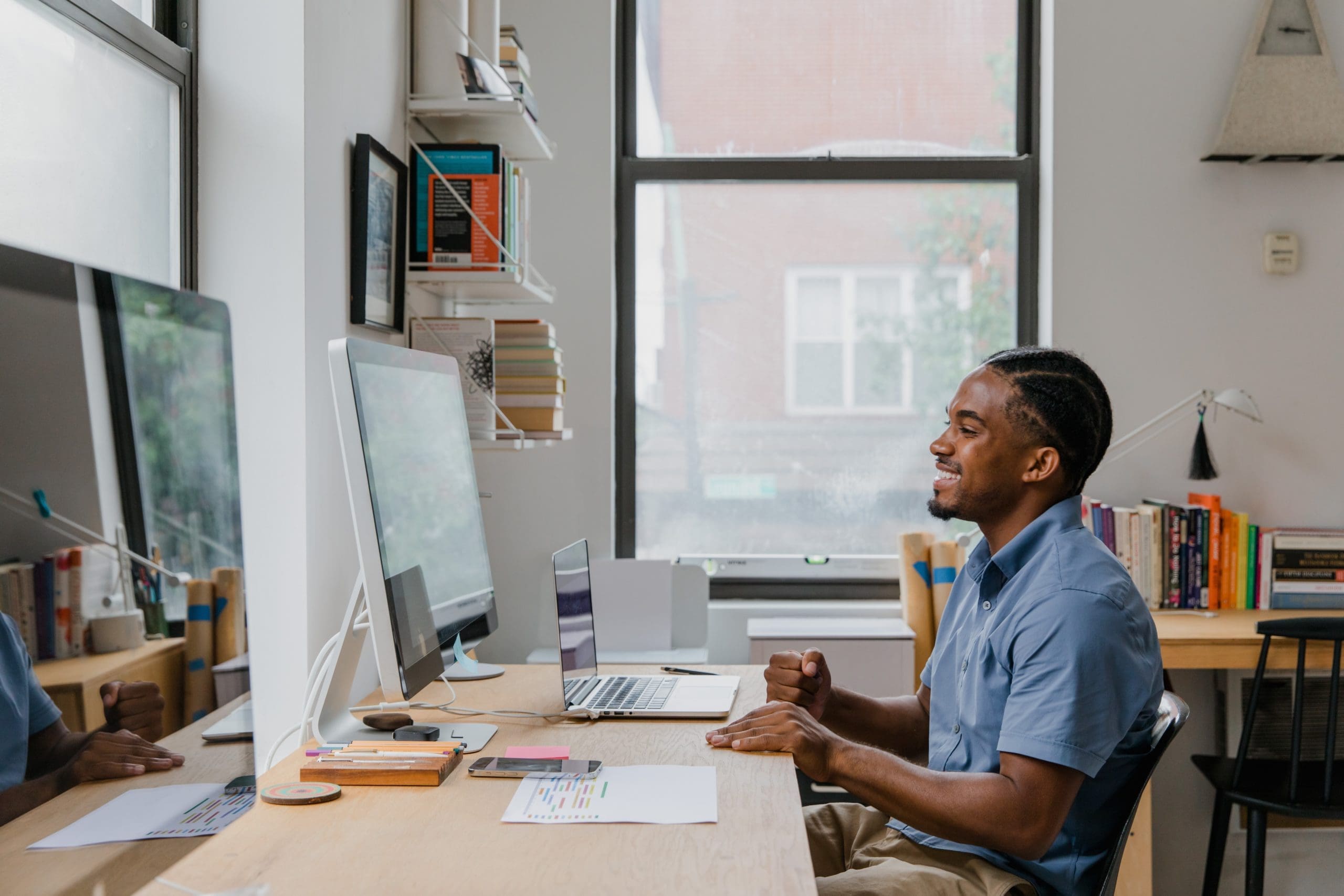 Business owner delighted to see his customized QuickBooks Online dashboard