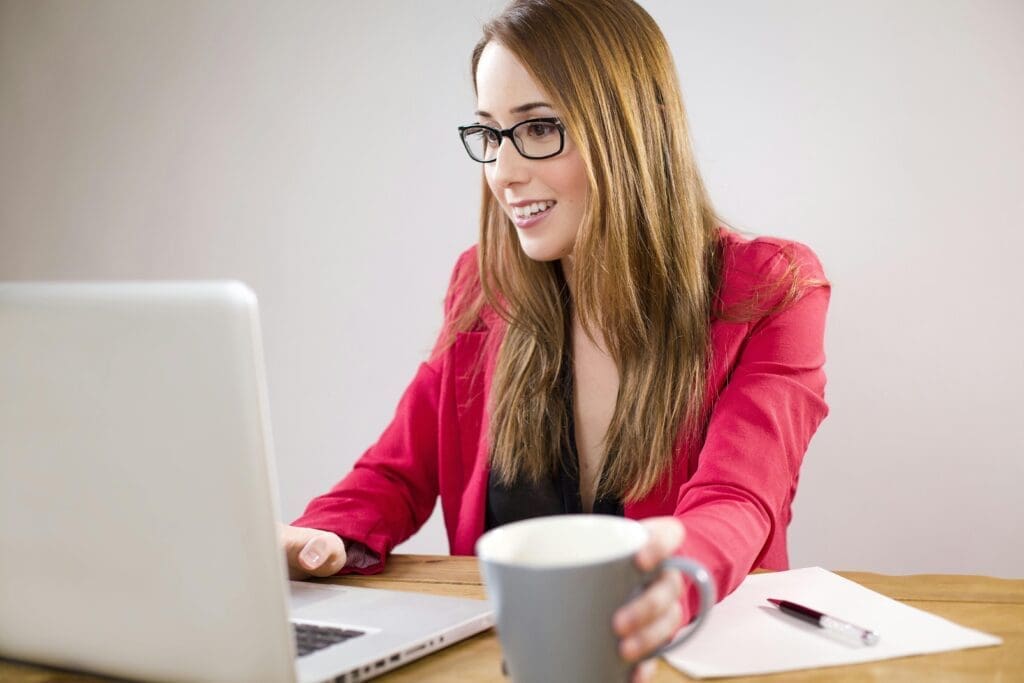 Woman purchasing Buying QuickBooks Enterprise